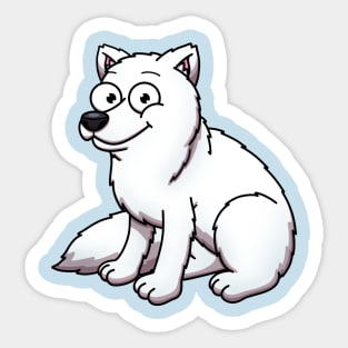 Cute Arctic Fox Sticker